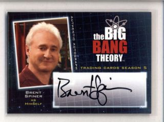 Brent Spiner 2013 The Big Bang Theory Season Five Autograph Auto A10 K9636