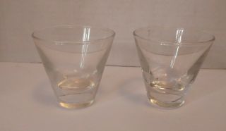 Libbey Fluted Style Clear Shot Glass Set Of 2