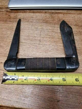 U.  S.  Wwii Survival Knife Made By United,  G.  R.  Mich.  Giant Jack Knife
