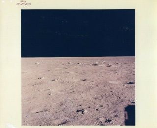 Apollo 11 / Orig Nasa 8x10 Press Photo - View Out Lunar Module Window