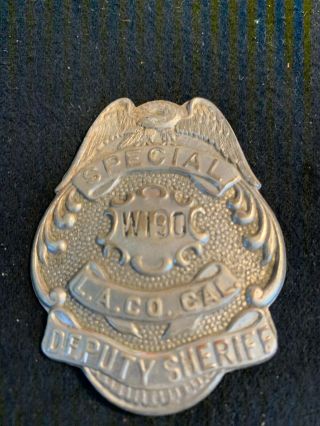 Special Deputy Sheriff’s Badge La County California