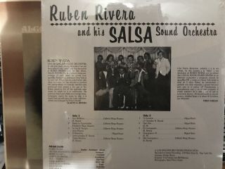 RARE salsa LP RUBEN RIVERA salsa Sound Orquesta Oye Mi ritmo GUAGUANCO 7 2