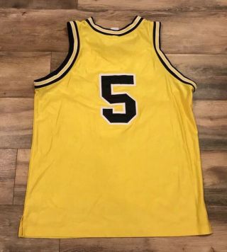 Michigan Wolverines Jalen Rose 5 Vintage Nike Authentic Basketball Jersey 48 XL 2