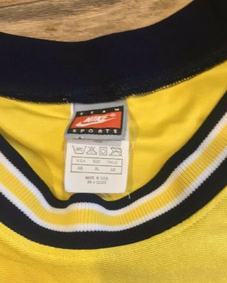 Michigan Wolverines Jalen Rose 5 Vintage Nike Authentic Basketball Jersey 48 XL 3