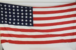 Vintage U.  S.  American 48 Star Flag By Valley Forge Flag Co.  5 