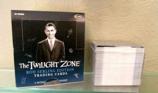 2019 Twilight Zone Serling Edition Cards Complete Base Set w/case w/display box 2