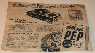 1950 Ford Magno - Power Ring Kellogg ' s Cereal Premium with Instructions 3