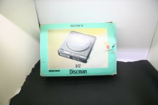 Vtg Sony D - 12 Discman Cd Compact Player