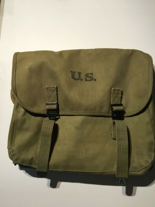 Named Wwii Us M1936 Musette Bag Dated Airtress Midland 1943 Awesome