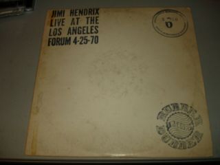 Jimi Hendrix Live At La Forum 4 - 25 - 70 (2 Lps) Rare,  Vintage 70 