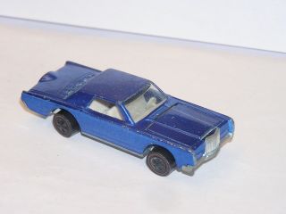 1969 Hot Wheels Redline Lincoln Continental Mark Iii Blue Spectra Cool Yr2