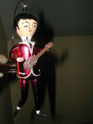 Vintage 1960s John? From The Beatles Italian Glass Christmas Ornament