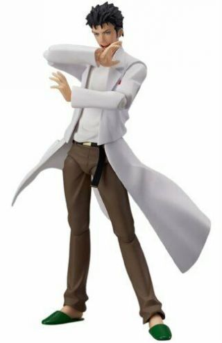 Figma Steins Gate Rintaro Okabe Non - Scale Abs & Pvc Painted Action Figure