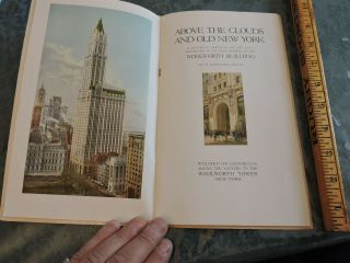 Rare 1913 Woolworth Building Skyscraper York City 32 - P Ill.  Brochure Book