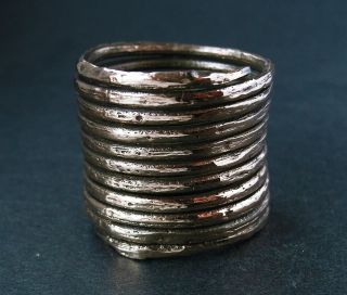 Ancient Viking Bronze Wire Ring.  Found Nr Scarborough