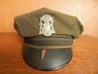 Vintage San Francisco Police Hat Badge Buttons Sfpd Dress Hat