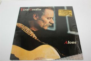 Vern Gosdin Alone Lp Vinyl Vg,  Cbs 1989 Us Pressing Country