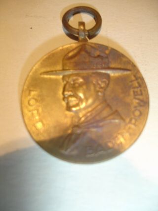 World Jamboree 1937 Lord Baden Powell Bras Medal