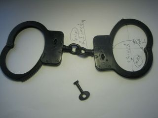 Rare Vintage Ussr Russian Military Police Handcuffs Cuffs.  Early