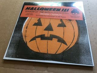 Rare John Carpenter - Halloween Iii 3 Season Of The Witch Orange Vinyl