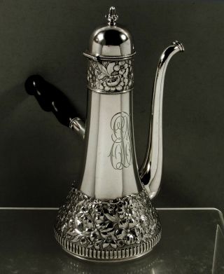 Gorham Sterling Coffee Pot Chocolate 1891 Special Order