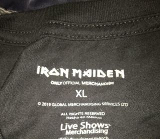 Iron Maiden Legacy Of Tour T - Shirt Size " Xl " Mexico Official Latin America 2019
