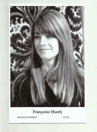 (n499) Francoise Hardy Swiftsure (371/81) Photo Postcard Film Star Pin Up