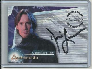 2001 Andromeda: Season 1 Kevin Sorbo " Autograph Card " A1 As Dylan Hunt