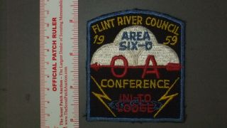 Boy Scout Oa Area 6 - D 1959 Conference Ini - To 7146ii