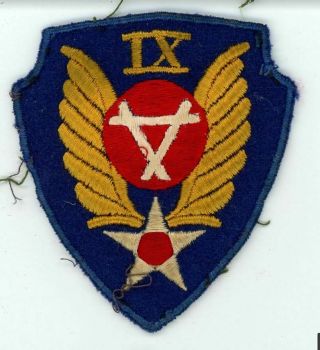 Ww2 Wwii Us Aaf Ix Engineers Theatre Made British Patch Ssi Off Red Cross Jacket