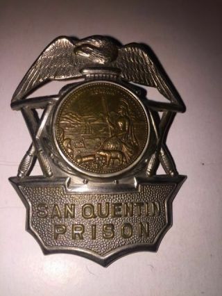 California Department Of Corrections Hat Badge San Quentin Prison