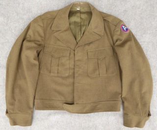 Vintage Ike Ww2 Wwii Style 1946 Korea Era Wool Eisenhower Jacket Size 42 42r Med