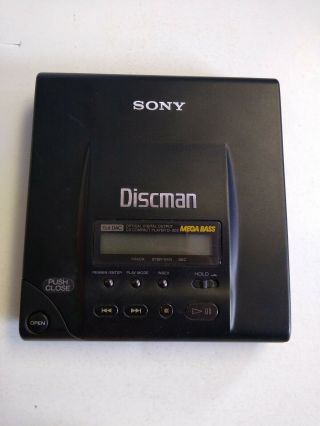 Vintage Sony Discman D - 303 Cd Compact Player