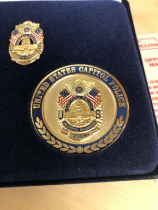 DC Metropolitan Capitol Police 2009 Presidential Inauguration Badge Set 3