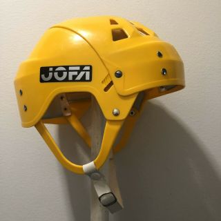 Jofa Hockey Helmet 23551 Gretzky Style Yellow Classic Vintage
