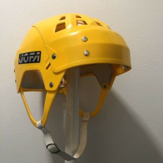 JOFA hockey helmet 23551 Gretzky style yellow classic vintage 2