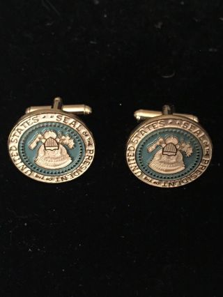 Rare Seal Of The President United States Political Cufflinks George W Bush