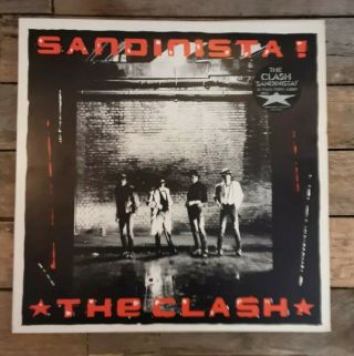The Clash Sandinista Vinyl Uk Press Cbs Fsln 1