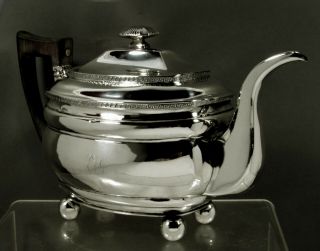 W.  G.  Forbes Silver Teapot C1805 York