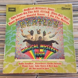 The Beatles - Magical Mystery Tour Israel Israeli Y&b 1st Press 1967 Smal 2835