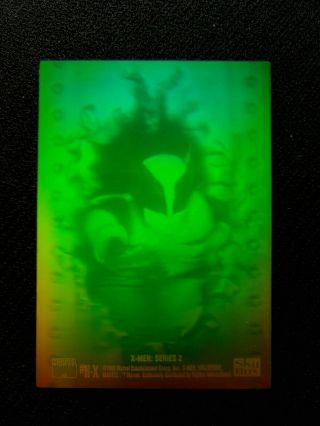 1993 Marvel Sky Box X - Men Series 2 Wolverine Hologram H - X Insert Nm