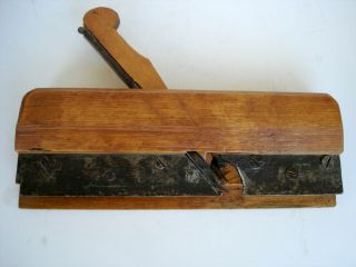 Early Wood 1/4 " Grooving Plane With Steel Plate