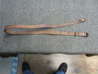 WWII GERMAN MP 40 SMG LEATHER SLING - - COMPLETE - SCARCE 2