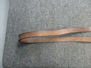 WWII GERMAN MP 40 SMG LEATHER SLING - - COMPLETE - SCARCE 3