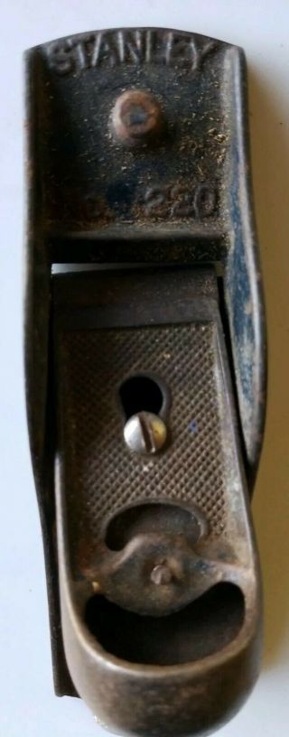 Vintage Stanley 220 Block Plane Made In Usa.