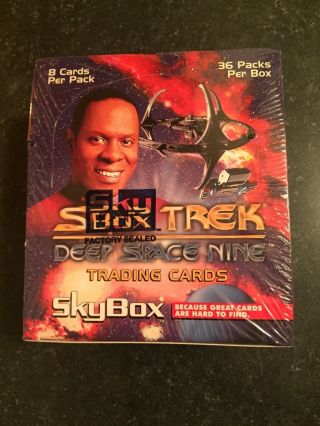 1993 Skybox Star Trek Deep Space Nine Factory Box - Rare