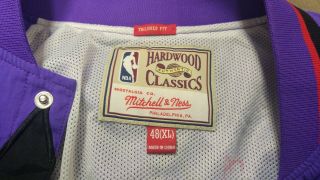 Authentic 1995 - 96 NBA Mitchell & Ness Toronto Raptors Vintage Warm - Up Jacket 3