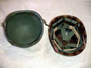AUTHENTIC WWII ERA US ARMY HELMET WITH LINER - GOOD FOR HALLOWEEN COSTUME 2