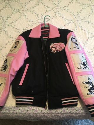 Betty Boop By Excelled Varsity Women’s Jacket Size Small