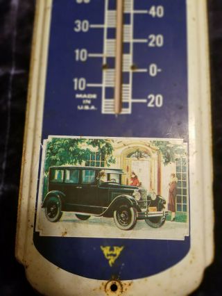 VINTAGE CLASSIC PACKARD MOTOR CARS ADVERTISING THERMOMETER 3